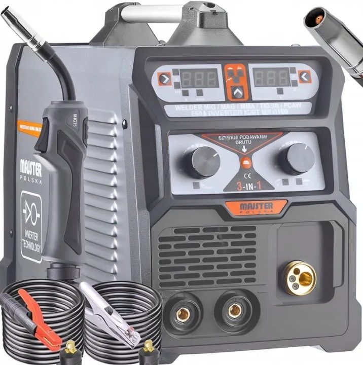 Полуавтомат сварочный MIG/mag, MMA, TIG Majster Польша 20-250 A 230 В, фото 1