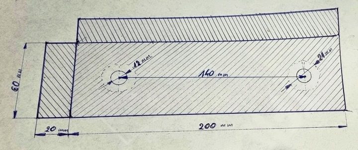 Колодки запасные для imadła HARTOWANE żeliwne 200 мм 20 см СТАНДАРТ K2, фото 9
