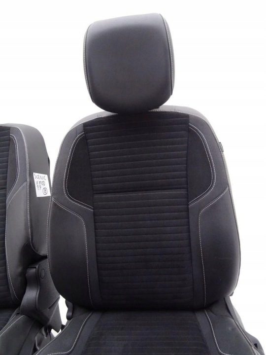 RENAULT SCENIC III X-MOD 13-16 СИДЕНЬЯ ПЕРЕДНИЕ ДИВАН ОБШИВКИ ЕВРОПА ПОЛУКОЖА, фото 3