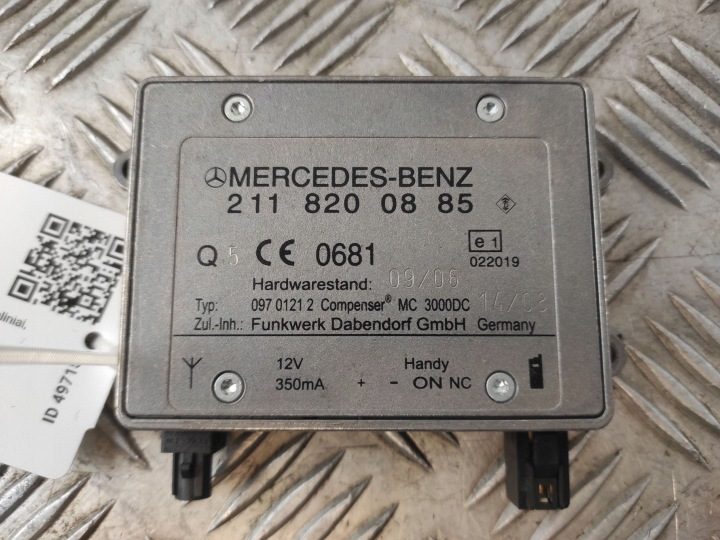 2008 Mercedes-Benz S W221 Модуль антенны 2118200885, фото 3