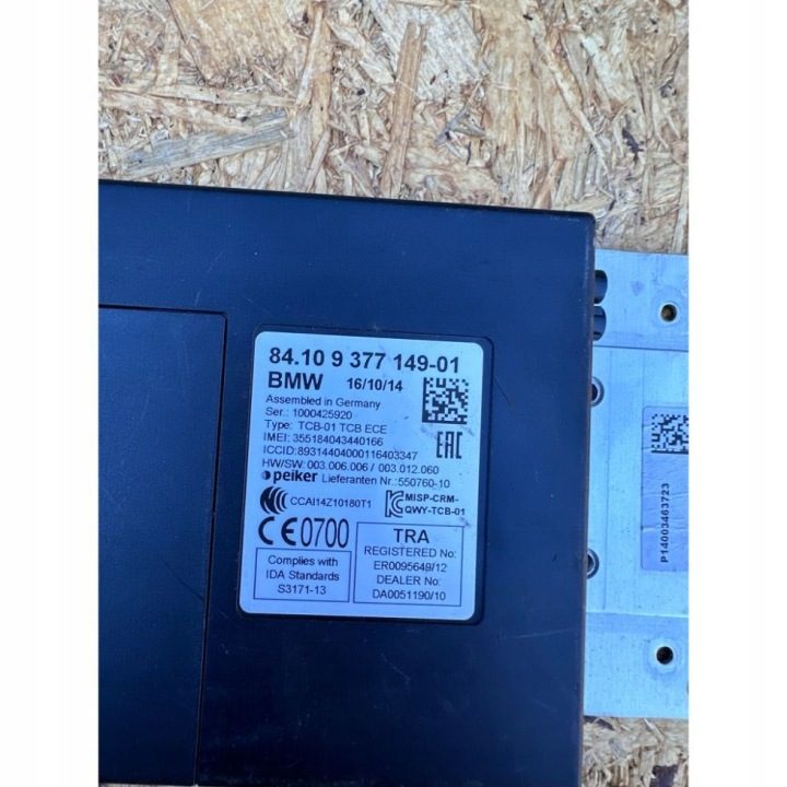Модуль Telematik BMW 3 F34 GT 9377149, фото 2