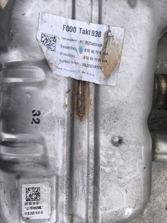 AUDI A5 B10 8B3253611F 8B3120B ГЛУШИТЕЛЬ АКТИВНЫЙ ЛЕВЫЙ, фото 3