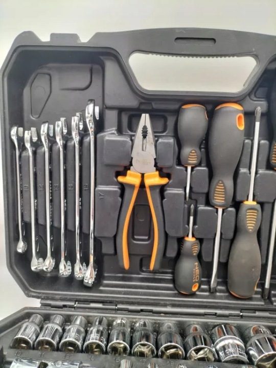 Комплект Инструментов Универсальный Кейс 56 шт. Торцевые головки NEO TOOLS, фото 4