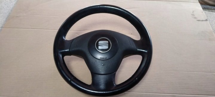 SEAT IBIZA III CORDOBA II 01-08 РУЛЬ КОЖАНЫЙ AIRBAG, фото 1