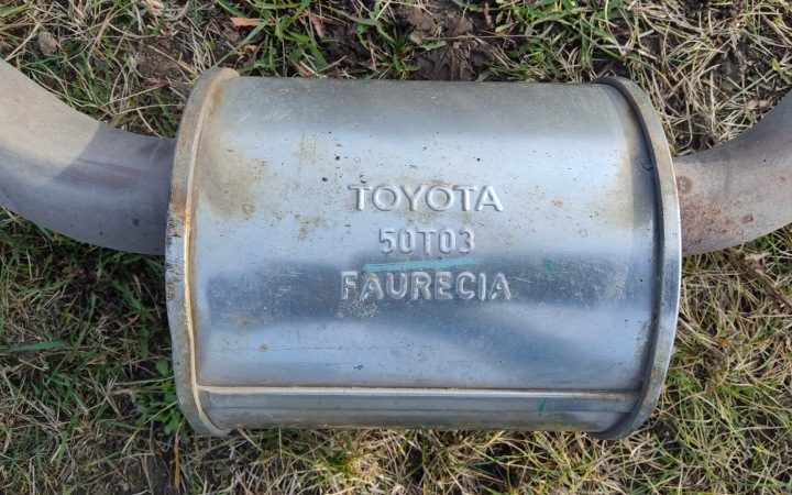 ГЛУШИТЕЛЬ ЗАДНИЙ TOYOTA AURIS II 1.6 1ZR VALVEMATIC 50T03 30T16, фото 5
