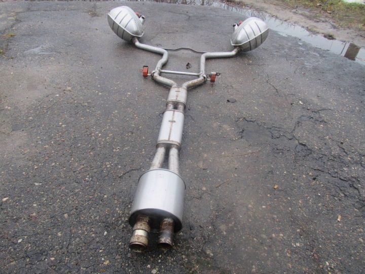 В СБОРЕ ВЫХЛОПНАЯ СИСТЕМА Porsche Panamera 970 3.6 97011118126, фото 4