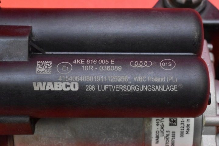 Компрессор насос подвески 4KE616005E Audi E-Tron 55 408 л.с. 18-21, фото 7