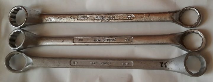 Ключ накидной двусторонний 30x32mm odgięty 5° GEDORE, фото 2