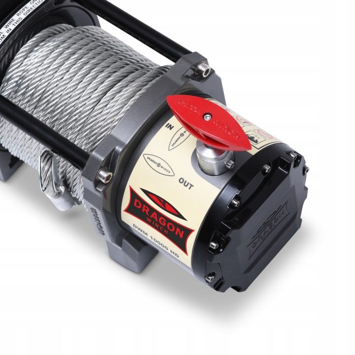 Dragon Winch лебедка электрическая 12V 10000 lbs / 4536 кг с liną stalową, фото 5