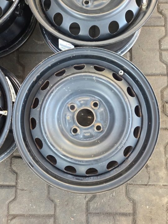 4× Штампованный диск Toyota OE 42611-0D590 5.0" x 15" 4x100 ET 39, фото 2