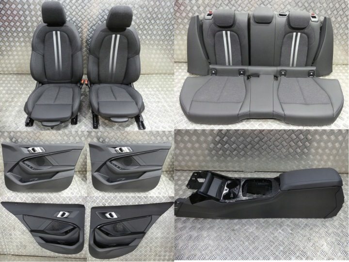 BMW 1 F40 RHD Sport обивка сиденья диван тоннель обшивки Sensatec антрацит, фото 1