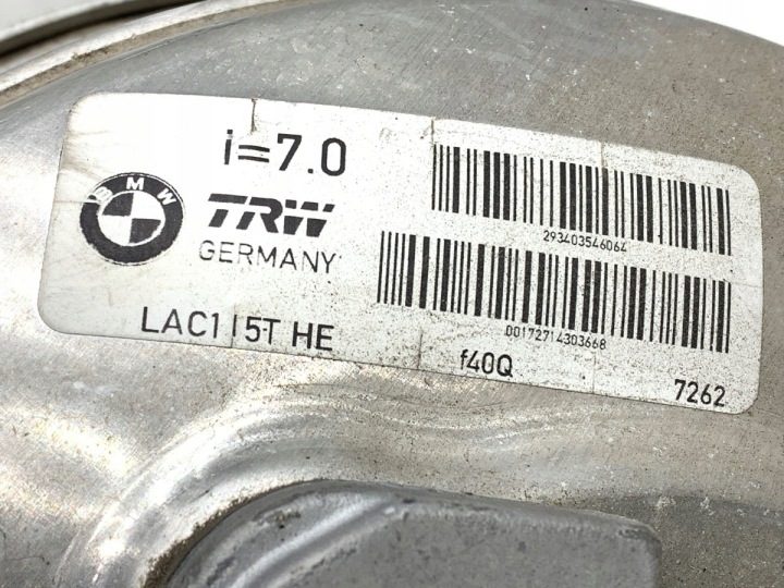 ВАКУУМНЫЙ УСИЛИТЕЛЬ ТОРМОЗОВ BMW E83 LAC115THE ВНЕДОРОЖНИК 03-11 2.0 150 л.с., фото 4