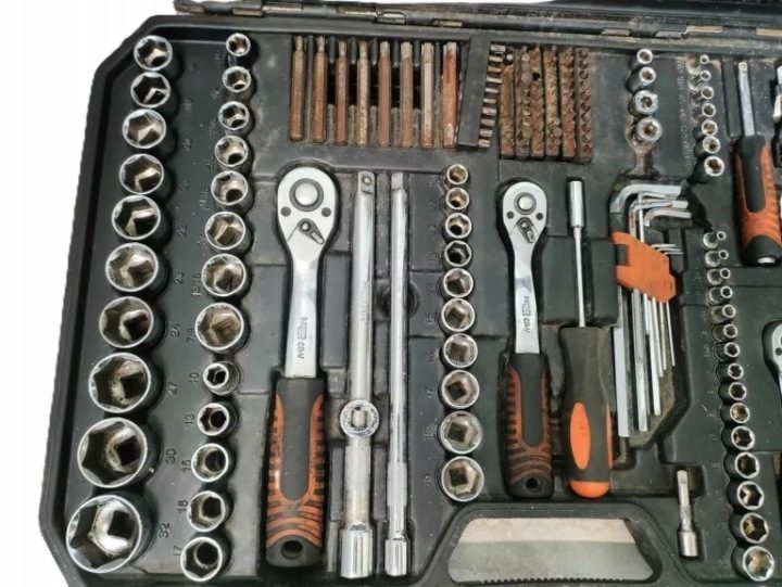 Комплект торцевых головок NEO TOOLS 10-078 1/2 3/8 и 1/4 дюйма 233 элементов, фото 4