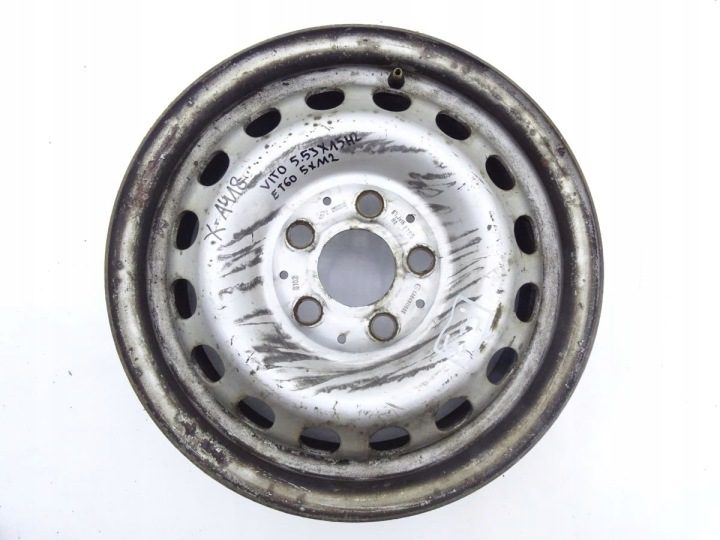 Штампованный диск Mercedes-Benz OE 5.5" x 15" 5x112 ET 60, фото 1