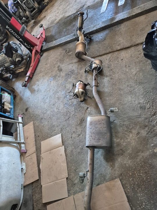 VW Crafter II 7C 2.0 оригинальный в сборе DPF катализатор выхлопная система, фото 1