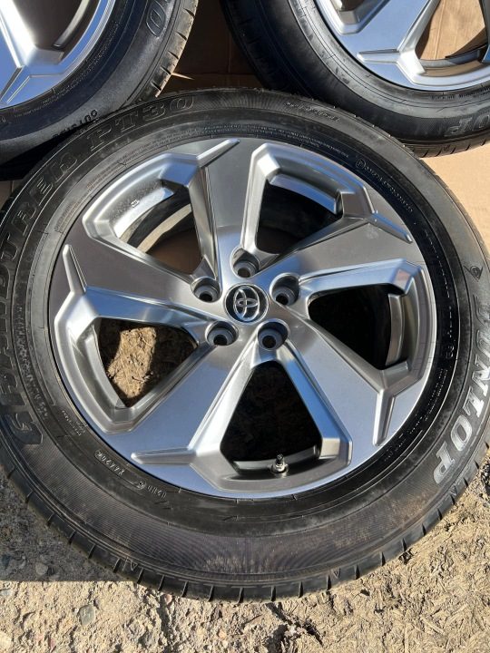 TOYOTA RAV4 V 5 КОЛЕСА ДИСКИ ЛИТЫЕ ДИСКИ ШИНЫ DUNLOP КОМПЛЕКТ, фото 2