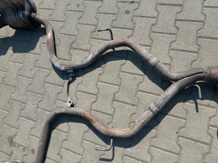 Выхлоп, глушитель, выхлоп, катализатор Mercedes SL R230, W230 ZU 5.0 Комплект, фото 9