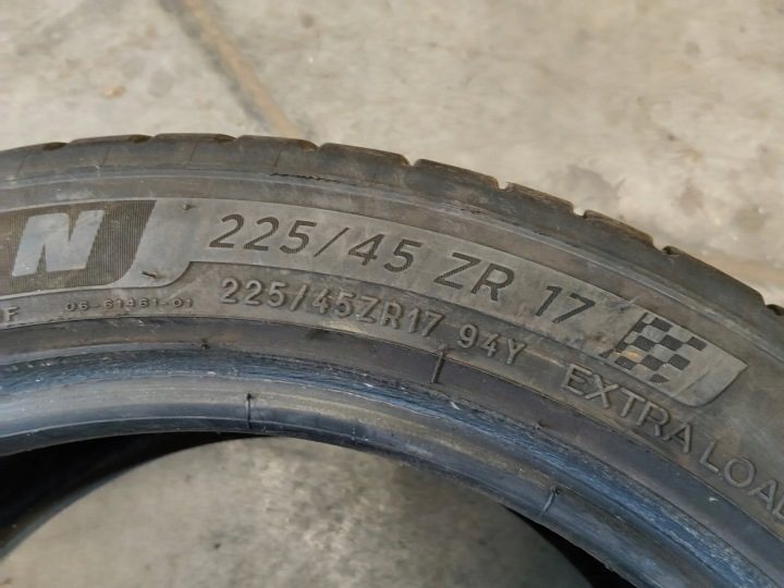 2× Шина летняя Michelin Pilot Sport 4 225/45R17 94 Y усилитель (XL), фото 6