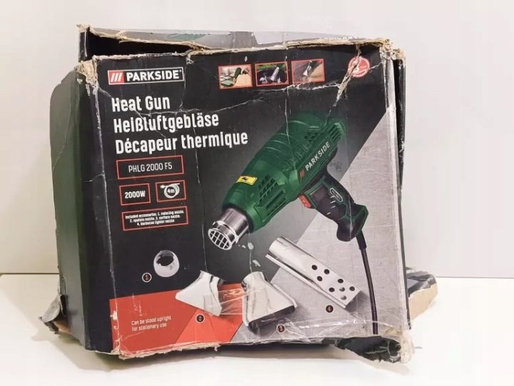 Термофен электрический Parkside 2000 Вт 230 В 600 °C форсунки PHLG 2000 F5, фото 8