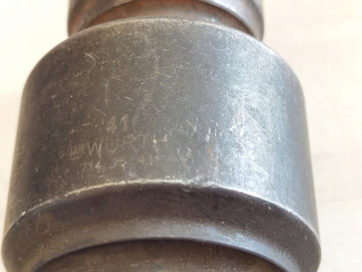 Насадка ударная 1" 6-kątna WURTH / GETA 30 мм, фото 3