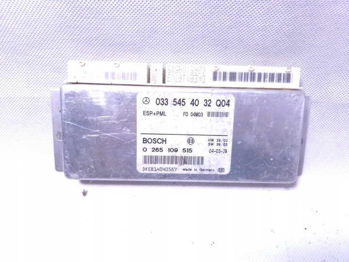 Блок управления PML ESP OE Mercedes SL R230 W230 A0335454032 0335454032, фото 1