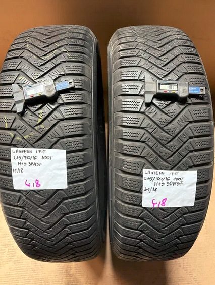 2× Шина зимняя Laufenn I FIT LW31 215/70R16 100 т сцепление на снегу (3PMSF), фото 1