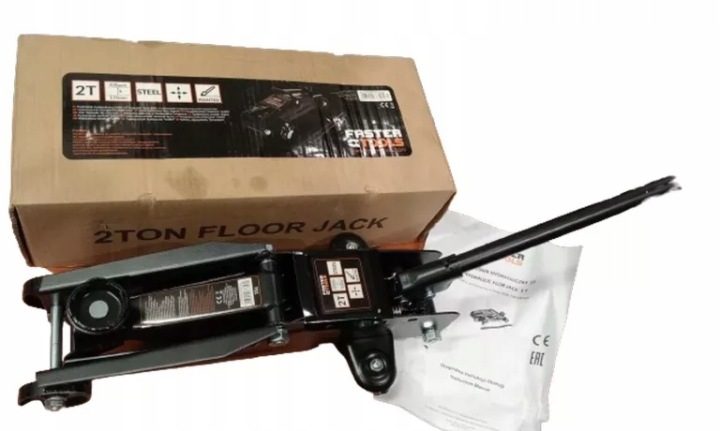 АВТОМОБИЛЬНЫЙ ДОМКРАТ ГИДРАВЛИЧЕСКИЙ FASTER TOOLS EGA356 ЛЯГУШКА 2T, фото 2