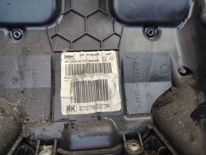 Отопитель Renault Scenic III 272703227R, фото 2