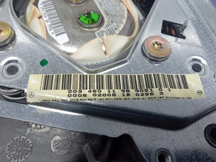 MERCEDES C КЛАСС W203 ПОДУШКА БЕЗОПАСНОСТИ ВОДИТЕЛЯ 2034601198, фото 7
