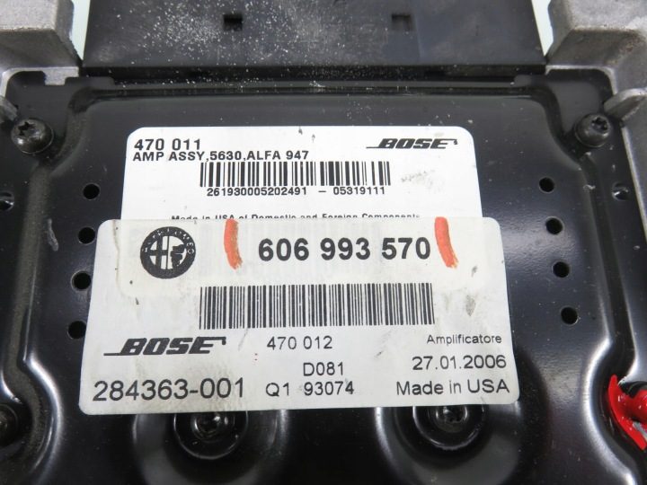 УСИЛИТЕЛЬ ALFA ROMEO GT 606993570, фото 5