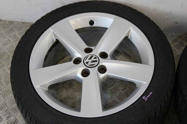 КОЛЕСА ЛИТЫЕ ДИСКИ 215/45 R16 ET46 VW POLO V 5 6R0 6R, фото 2