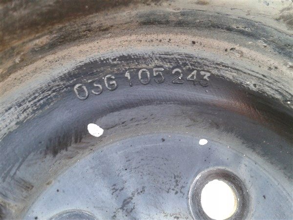 ШКИВ ВАЛА SKODA OCTAVIA I 1.9TDI 03G105243, фото 5