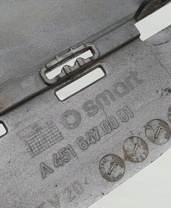 Бампер задний EB2 ECG Smart Fortwo II 451 A4516470001, фото 10
