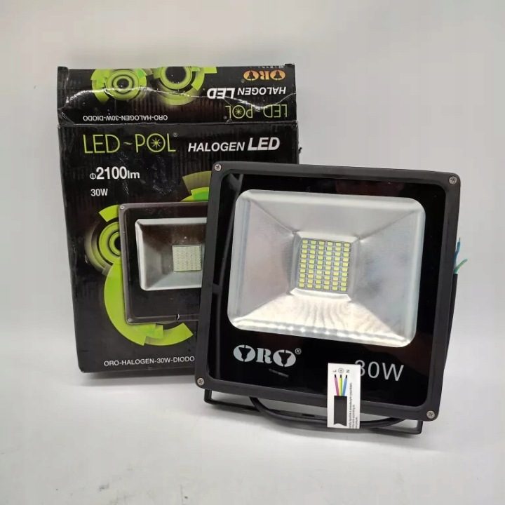 ПРОЖЕКТОР LED ORO 30W 6000K 2100lm Z CZUJKĄ ДВИЖЕНИЯ CW, фото 1