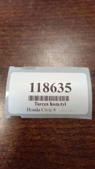 Honda Civic VIII UFO 2.2 I-Ctdi диски тормозные задние, фото 7