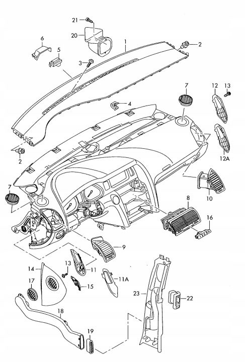 КОРПУС ВЕНТИЛЯТОРА ВОЗДУХА AUDI Q7 4L 7L0819049A, фото 8