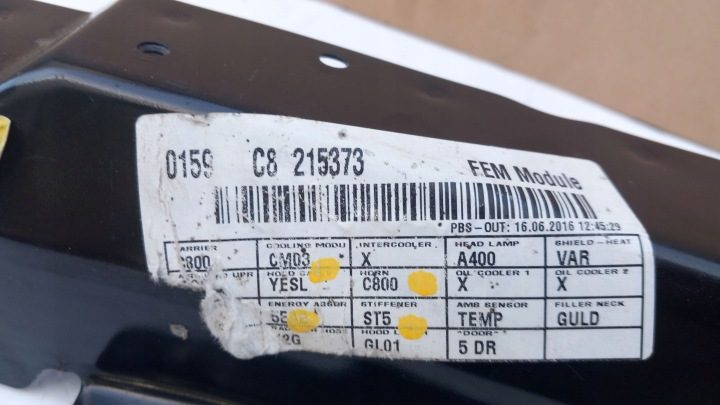 Hyundai i20 II 14 г.-> балка передняя панель усилитель верхний BYDGOSZCZ, фото 6