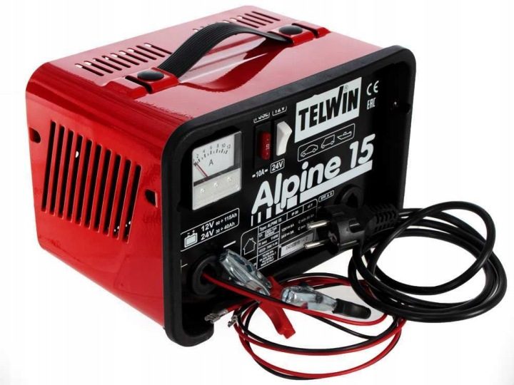Зарядное устройство для аккумуляторов ALPINE 15 12/24V Telwin, фото 3