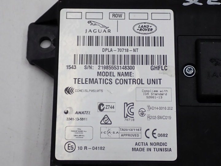 Блок управления Telematic Dpla-70718-NT Jaguar XE X760 16 г., фото 4