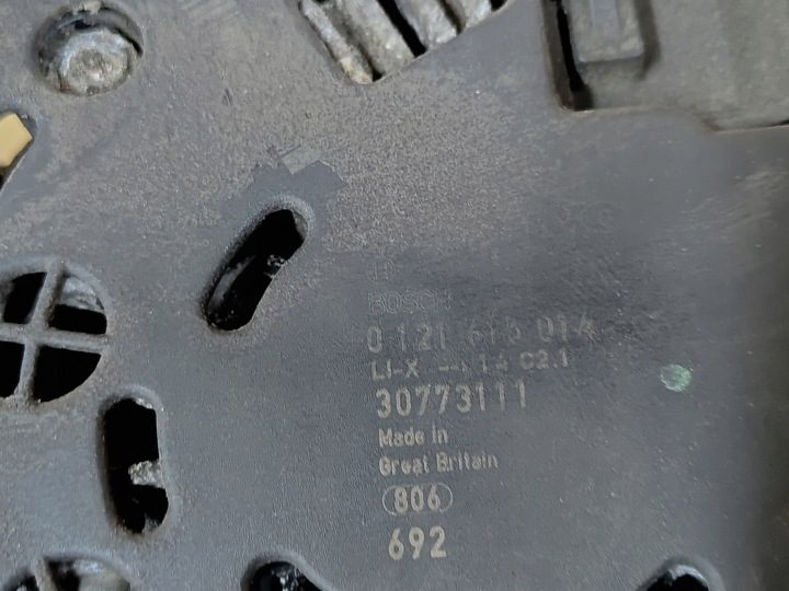 Volvo S40 V50 2.4 бензин генератор 30773111, фото 6