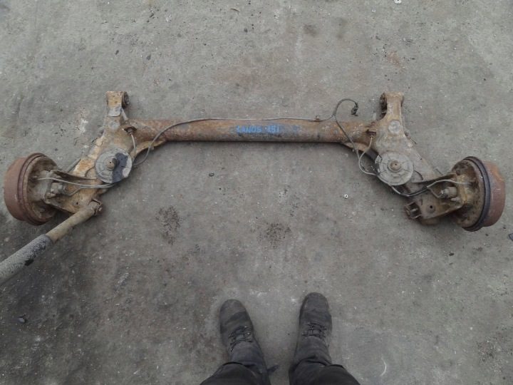 DAEWOO LANOS 1.5 бензин 1998 СЕДАН БАЛКА ОСЬ ПОДВЕСКИ ЗАДНЯЯ, фото 1