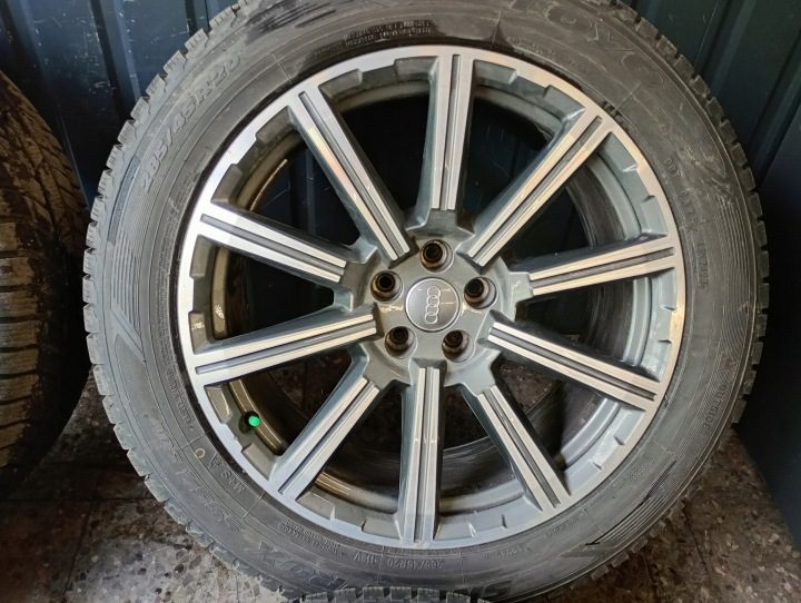 4m0601025ad КОЛЕСА ЛИТЫЕ ДИСКИ 20 AUDI Q7 4M 285/45/20 8 мм, фото 3