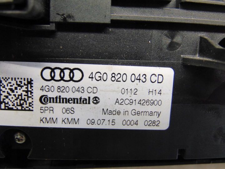 БЛОК УПРАВЛЕНИЯ КЛИМАТОМ AUDI A6 A7 4G 4G0820043CD, фото 4