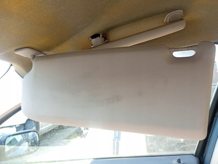 VOLVO S40 2 II 04-10 СОЛНЦЕЗАЩИТНЫЙ КОЗЫРЕК ПРАВЫЙ ПАССАЖИРА, фото 3