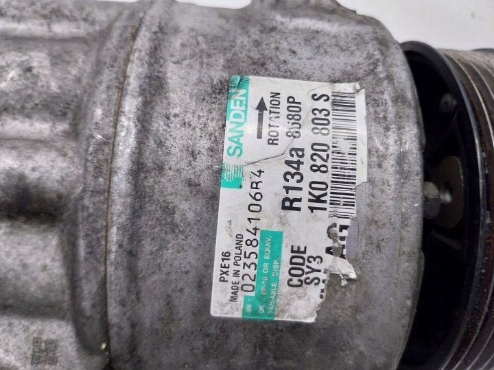 Компрессор кондиционера 1K0820803S VW AUDI SKODA SEAT 1.9 2.0 TDI, фото 3