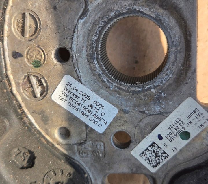 РУЛЬ КОЖА КОЖАНАЯ VW PASSAT B6 3C0419091ABE74 3C0419091AB E74, фото 5