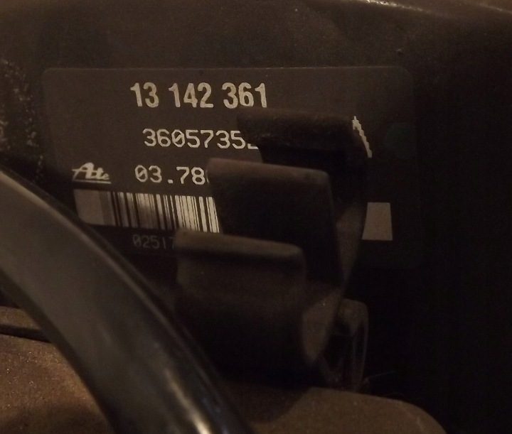 ГТЦ ВАКУУМНЫЙ УСИЛИТЕЛЬ 13142361 UA OPEL ASTRA H ZAFIRA B, фото 3