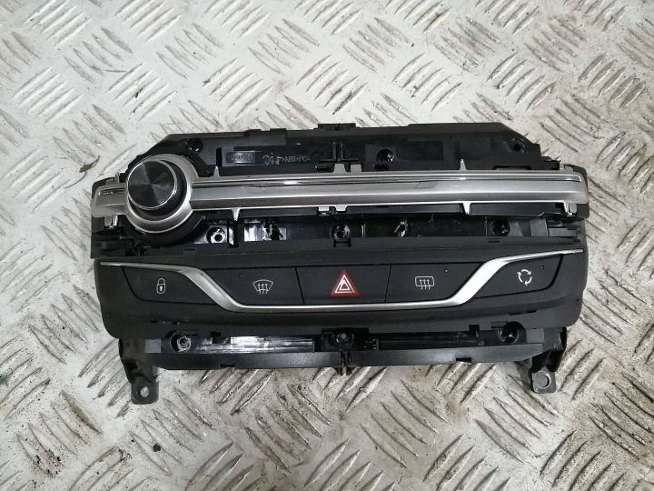 ПАНЕЛЬ УПРАВЛЕНИЯ ПЕРЕКЛЮЧАТЕЛЬ МАГНИТОЛЫ PEUGEOT 308 T9 96777660ZD, фото 1
