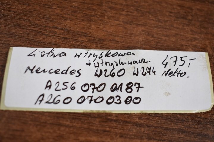 ИДЕАЛЬНАЯ ТОПЛИВНАЯ РАМПА ФОРСУНКИ MERCEDES W260 W274 1, фото 5