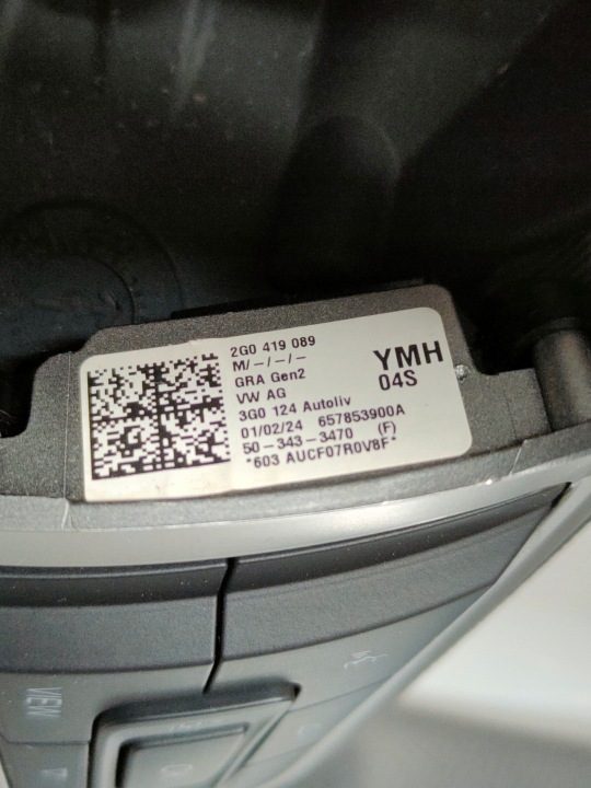 VW CADDY 2K7 V 21- PASSAT B8 T-ROC РУЛЬ МУЛЬТИФУНКЦИОНАЛЬНЫЙ КОЖА 2G0419089, фото 12